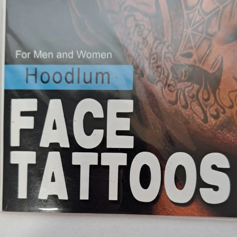 Hoodlum Face Tattoos - Black